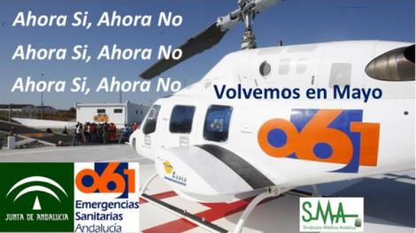 El helicóptero del 061 deja de nuevo hasta mayo su base en el hospital de Jerez. El helicóptero del 061 deja de nuevo hasta mayo su base en el hospital de Jerez.