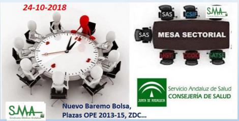 Informe de mesa sectorial. 24 de octubre de 2018. Nuevo baremo Bolsa, VEC, Plazas OPE 2013-15... Informe de mesa sectorial. 24 de octubre de 2018. Nuevo baremo Bolsa, VEC, Plazas OPE 2013-15...